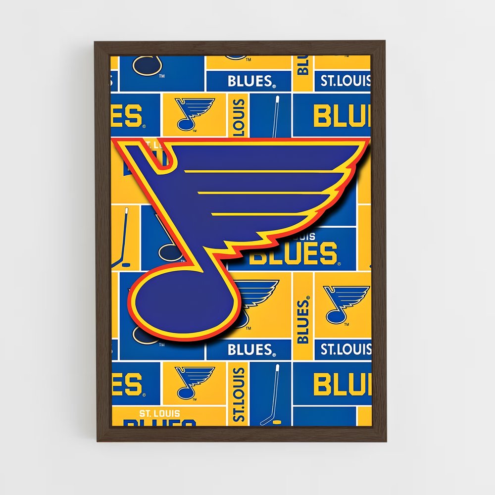 Poster louis blues – affiche Hockey sur glace (vue 5)
